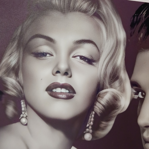Marilyn Monroe and Elvis Presley Art Glamorous 11x8.5 Poster Custom designed - Picture 5 of 5